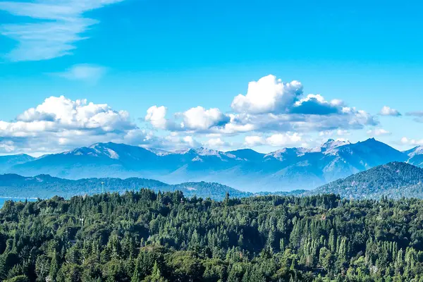 Nahuel huapi Ulusal Parkı manzarası Cirito Chico Panoramic Point, San Carlos de Bariloche City, Rio Negro Eyaleti, Patagonya, Arjantin