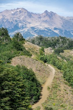 Nahuel huapi Ulusal Parkı manzarası Cerro otto bakış açısından, San Carlos de Bariloche City, Rio Negro Eyaleti, Patagonya, Arjantin
