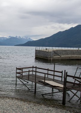 Lago Puelo Gölü, lago puelo Ulusal Parkı, Chubut Bölgesi, Patagonya, Arjantin