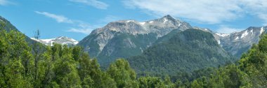 Los Angeles 'taki ormanın panoramik manzarası ulusal parkı alarma geçirdi. Dünya mirası bölgesi Chubut vilayeti, patagonya ve Arjantin' de bulunuyor.