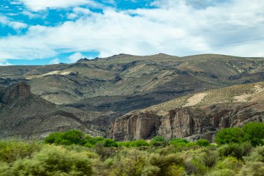 La buitrera kanyonu, antik volkanik patagonya çevresi Lagineo Bölümü, Chubut Bölgesi, Arjantin 