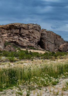 La buitrera kanyonu giriş manzarası, patagonya, piedra parada, chubut bölgesi, Arjantin 