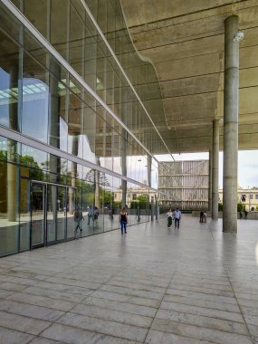 Buenos Aires, Arjantin - 12 Ocak 2023: Buenos aires hükümet binası, park patricios mahallesi, buenos aires, Arjantin