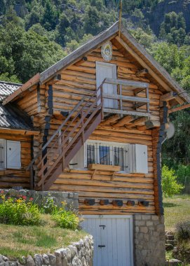 Nahuel huapi Ulusal Park Bölgesel Binası, San Carlos de Bariloche, Rio Negro Bölgesi, Patagonya, Arjantin