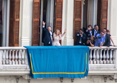 Montevideo, Uruguay: 1 Mart 2025: Cumhurbaşkanlığı açılış töreni sırasında Yamendu Orsi, Uruguay 'ın yeni başkanı.