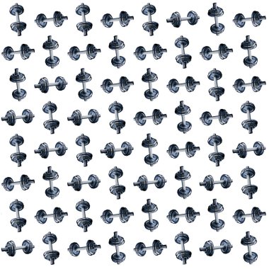 Dambıl fotoğraf motifi beyaz arkaplansız desen tasarımı üzerine