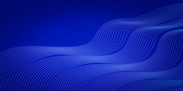 Niebieski Abstrakcyjne Linie Fala Wzór Tło Tekstury — Zdjęcie stockowe