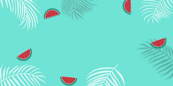 summer background with beach illustrations for banners, cards, flyers, social media wallpapers