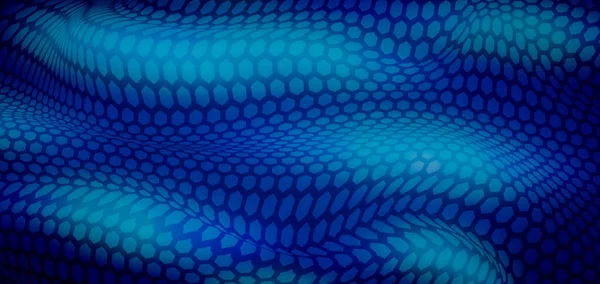 Хвиля Крапок Ліній Плетіння Абстрактний Фон Структура Мережевого Єднання — стокове фото