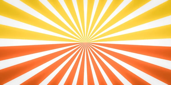 Abstrakte Orange Sonnenstrahl Hintergrund Mit Sommer Hintergrund — Stockfoto