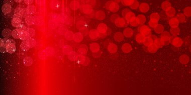 Kırmızı Noel arkaplanı. sönmüş ışıklar arkaplanı.