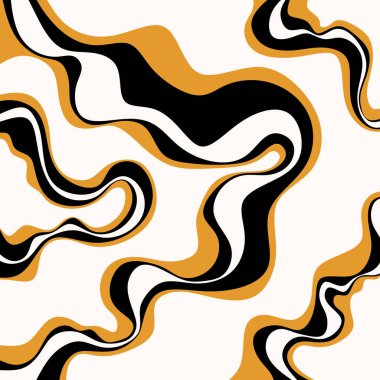 Soyut dalga deseni baskısı.