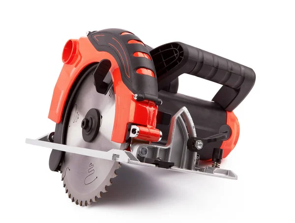 Power Tools Circular Saw Isolated White Background — ストック写真