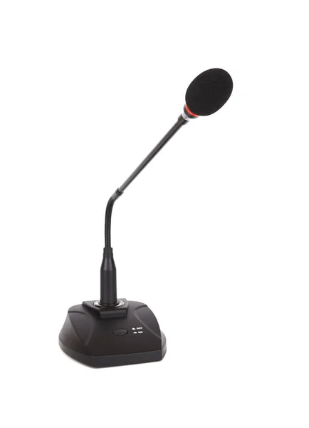 Meeting Microphone Isolated White Background — Stockfoto