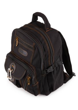 Big backpack for travel isolate on a white background