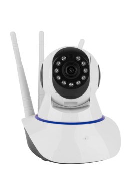 Camera television isolated on a white background