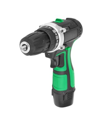 Tornavida beyaz arkaplanda izole edildi