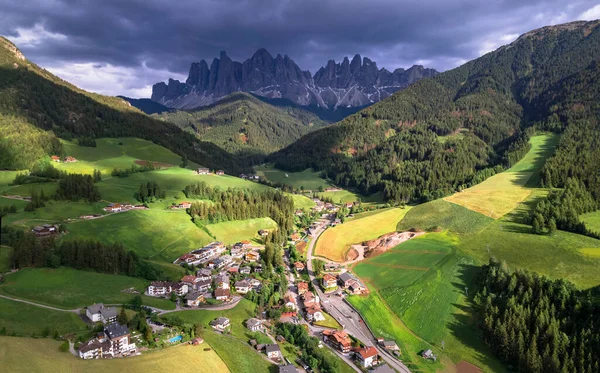 Schitterend Alpenlandschap Met Adembenemende Dolomieten Rotsen Italiaanse Alpen Zuid Tirol — Stockfoto