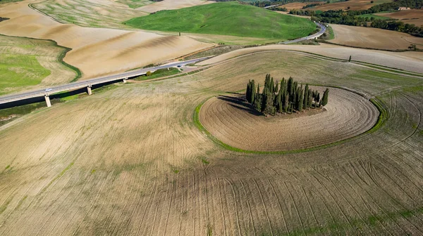 Italienische Landschaft Erstaunliche Landschaft Der Toskana Typische Landschaft Mit Weiten — Stockfoto