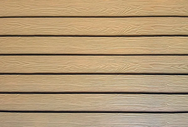 棕色护壁板的图案就像建造房屋时使用的真正的木料 美丽的棕色鞘木墙质感用作背景 带复制空间的假木板纹理背景 — 图库照片