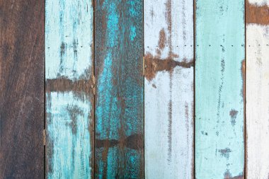 Ahşap kalaslar, çok renkli ahşap dokular, arka plan ve doku için klasik stile sahip çok renkli eski ahşap kalaslar. Pastel boya ile boyanmış güzel ahşap çizgili arka plan.