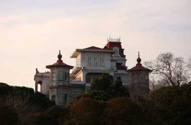 İstanbul 'daki Ragip Paşa' nın tarihi malikanesinin dışı