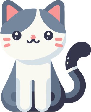 Basit düz tasarım, çizgi film stili vektör çizimi poster, etiket, reklam tasarımı