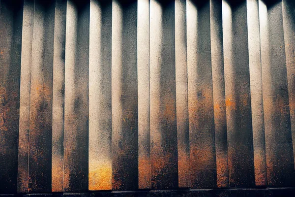Μια Ξεπερασμένη Ανάγλυφη Απεικόνιση Τοίχου Κινηματογραφικό Φωτισμό Ξύλινος Πλακόστρωτος Τοίχος — Φωτογραφία Αρχείου