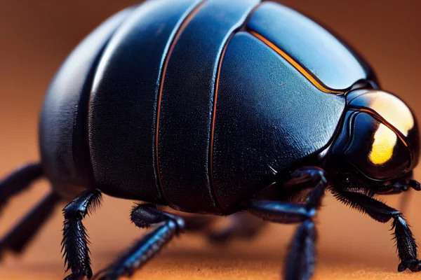 昆虫图解 甲虫的代表 — 图库照片
