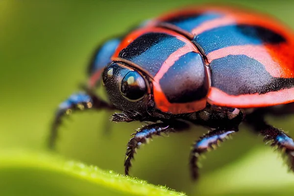 昆虫图解 昆虫甲虫的代表 — 图库照片