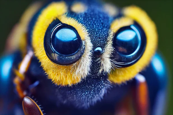 Insektendarstellung Repräsentativ Für Eine Biene — Stockfoto
