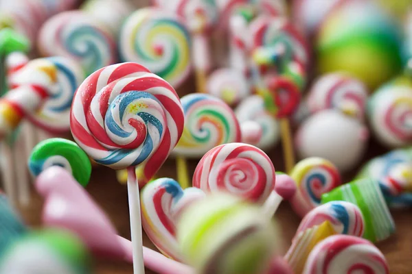 Candy illustration - excellent for a sugar fix, birthday celebrations with pastel colored fantasy food. Lots of lollipops.