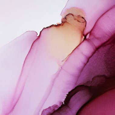 Alkol mürekkep çiziminde şeffaf renkler ve sim ve doku ipuçları var. Yumuşak ve güzel ve arka plan ya da duvar kağıdı olarak kullanışlı.