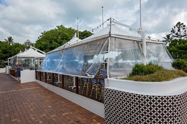 Airlie Beach Queensland Australien April 2023 Gata Restaurang Huvuddelen Den — Stockfoto