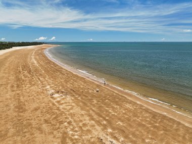 Avustralya plajının insansız hava aracı görüntüsü