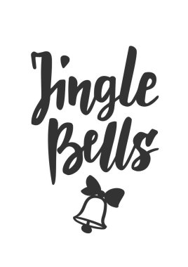 Basit bir Noel kartı. Beyaz üzerine el çizimi yazı ve tatil sembolleri. Kış tatili tebrikleri. Noel ve yeni yıl kartları, parti posterleri, hediye etiketleri için harika..