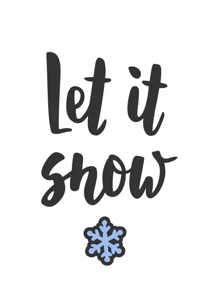 Einfache Weihnachtskarte Handgezeichneter Text Und Feiertagssymbole Isoliert Auf Weiß Winterliche lizenzfreie Stockvektoren