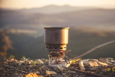 Ukrayna, Sunrise 'da Kamp Fırını Pişirme Dağları