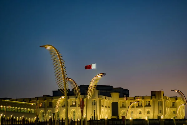 Doha Katar September 2023 Der Amiri Diwan Des Staates Katar Stockbild