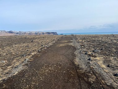 İzlanda 'nın en yeni deniz feneri Reykjavk' ta. 