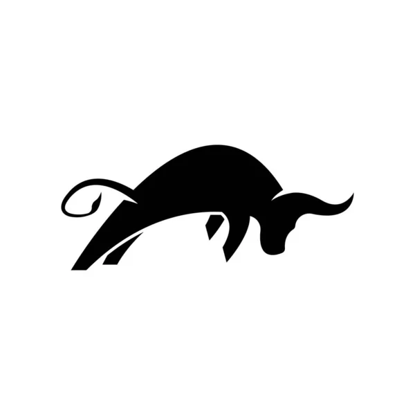 Taurus Logo Template Vektor Icon Illustration Design — Stockvektor