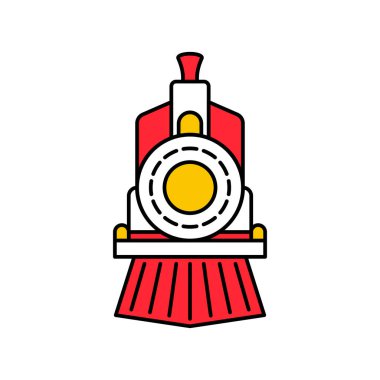 Hızlı Tren Vektör simgesi tasarım örnekleme şablonu