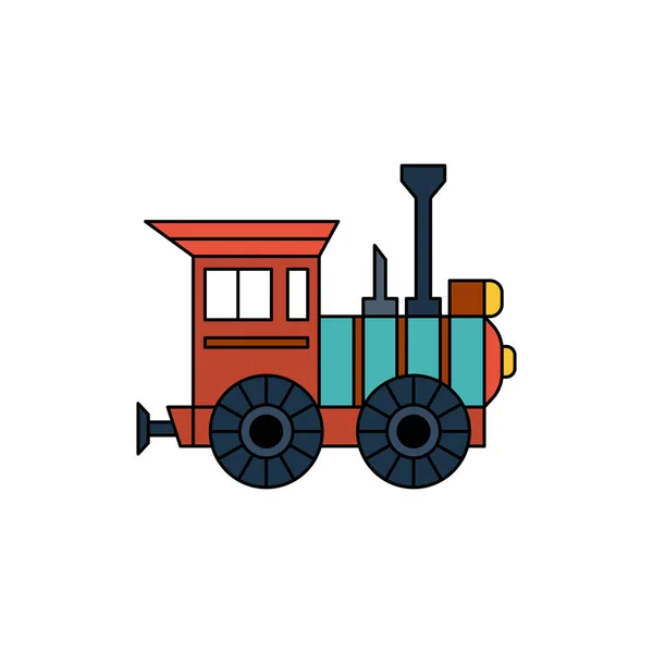 Fast Train Vector Icon Design Illustration Template — Stock Vector