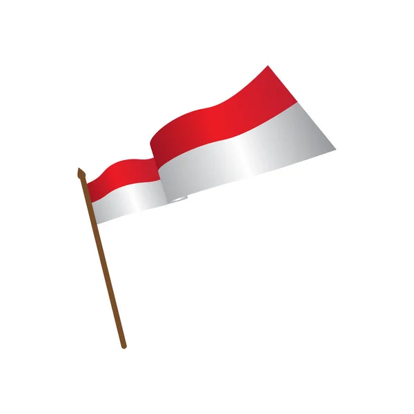 印度尼西亚标志矢量插图设计模板 — 图库矢量图片