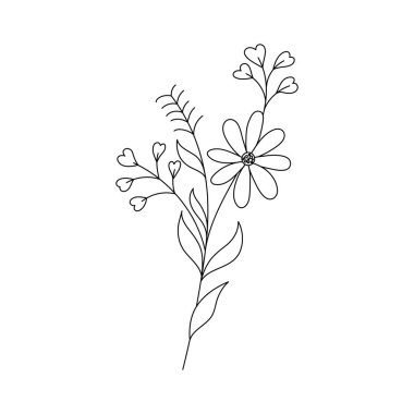 Güzellik çiçekçisi vektör ikonu tasarımı