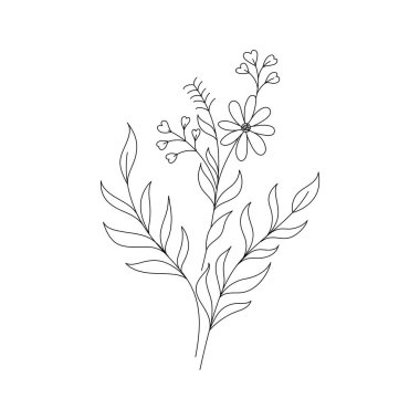 Güzellik çiçekçisi vektör ikonu tasarımı