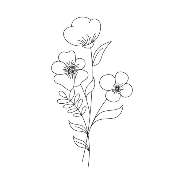 Beauty florist vector icon design