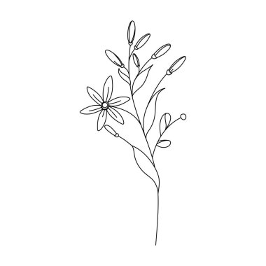 Güzellik çiçekçisi vektör ikonu tasarımı