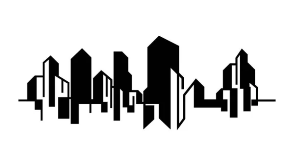 Illustrazione Del Vettore Skyline Della Città — Vettoriale Stock