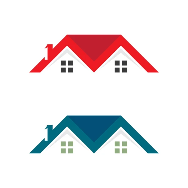 Нерухомість Нерухомість Дизайн Логотипу Ліцензійні Стокові Вектори